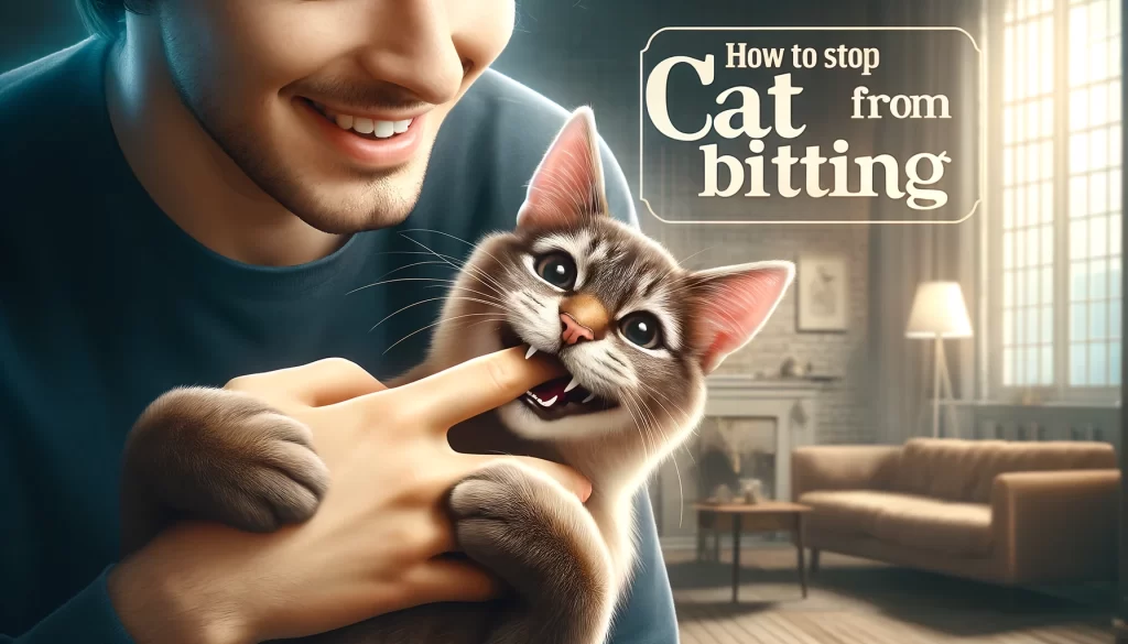 how to stop cat from biting